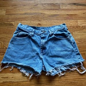 Vintage Wrangle cut off shorts